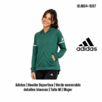 Sudadera Adidas - Verde talla M Mujer