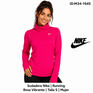 Pullover Nike Running Rosa talla S Mujer